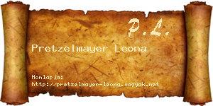 Pretzelmayer Leona névjegykártya